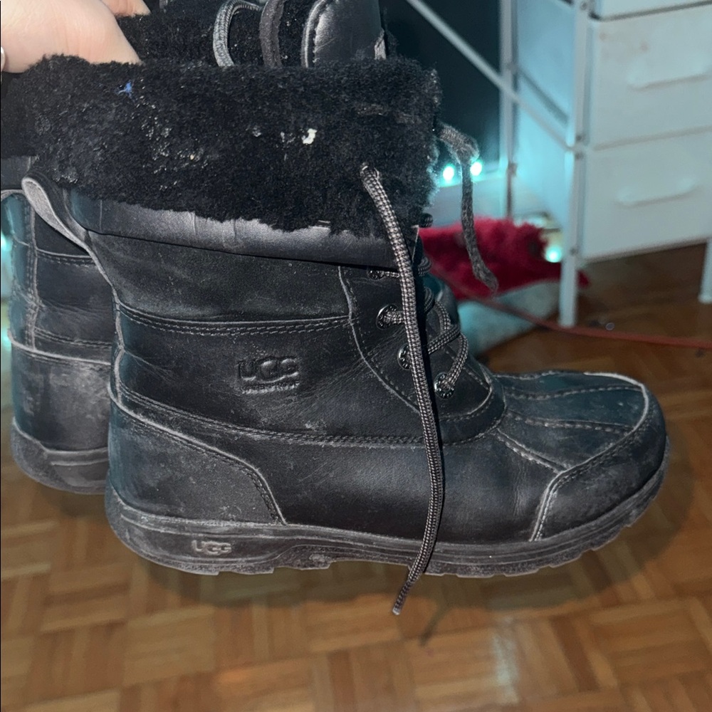 UGG  Black Snow Boots